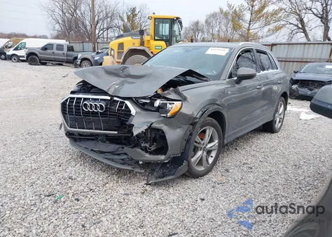 2021 Audi Q3 Premium 45 Tfsi S Line Quattro Tiptronic из США, поврежденный, VIN WA1DECF30M1033564